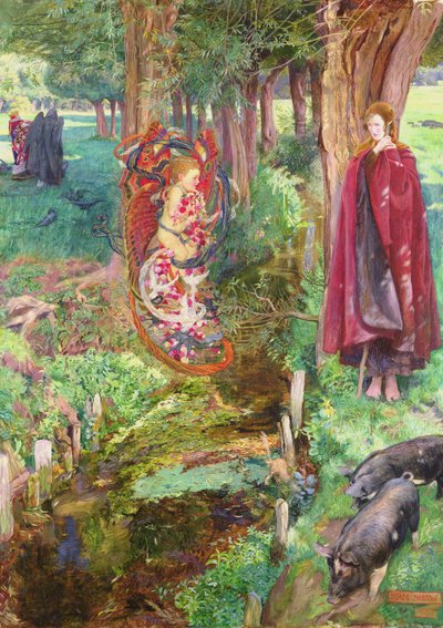 Tijd en kans gebeuren voor iedereen gelijk, 1901 door John Byam Liston Shaw